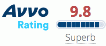 9.8 Avvo Rating logo