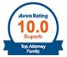 Avvo Rating 10.0 logo