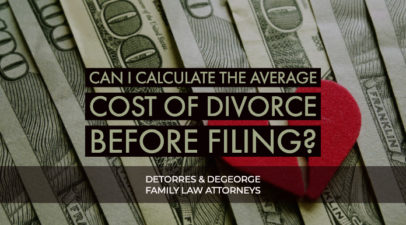 Can I Calculate the Average Cost of Divorce Before Filing?