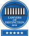 lod2018 Lawyers of Distinction 2018 award badge