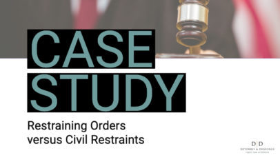 Case Study: Restraining Orders versus Civil Restraints