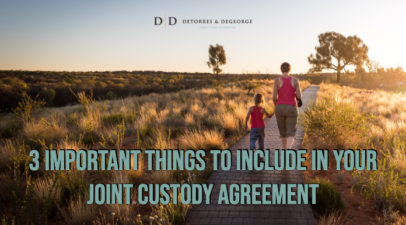 3 Important Things To Include In Your Joint Custody Agreement